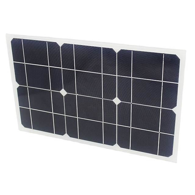 Panel solado con un solo cristal solar PETO FROSTADO PANEL POTOVOLEICO 30W PAQUETE ALTAJE DEL ALTA Módulo de generación de energía Panel de generación de energía