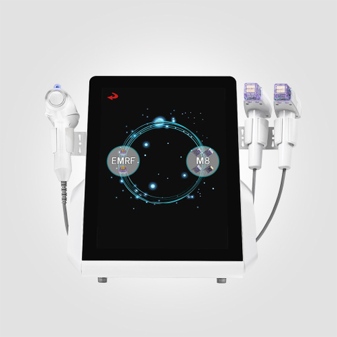 3 в 1 EMRF M8+Ледяной молоток золотой фракционная микроэлементная машина для красоты микро-неров