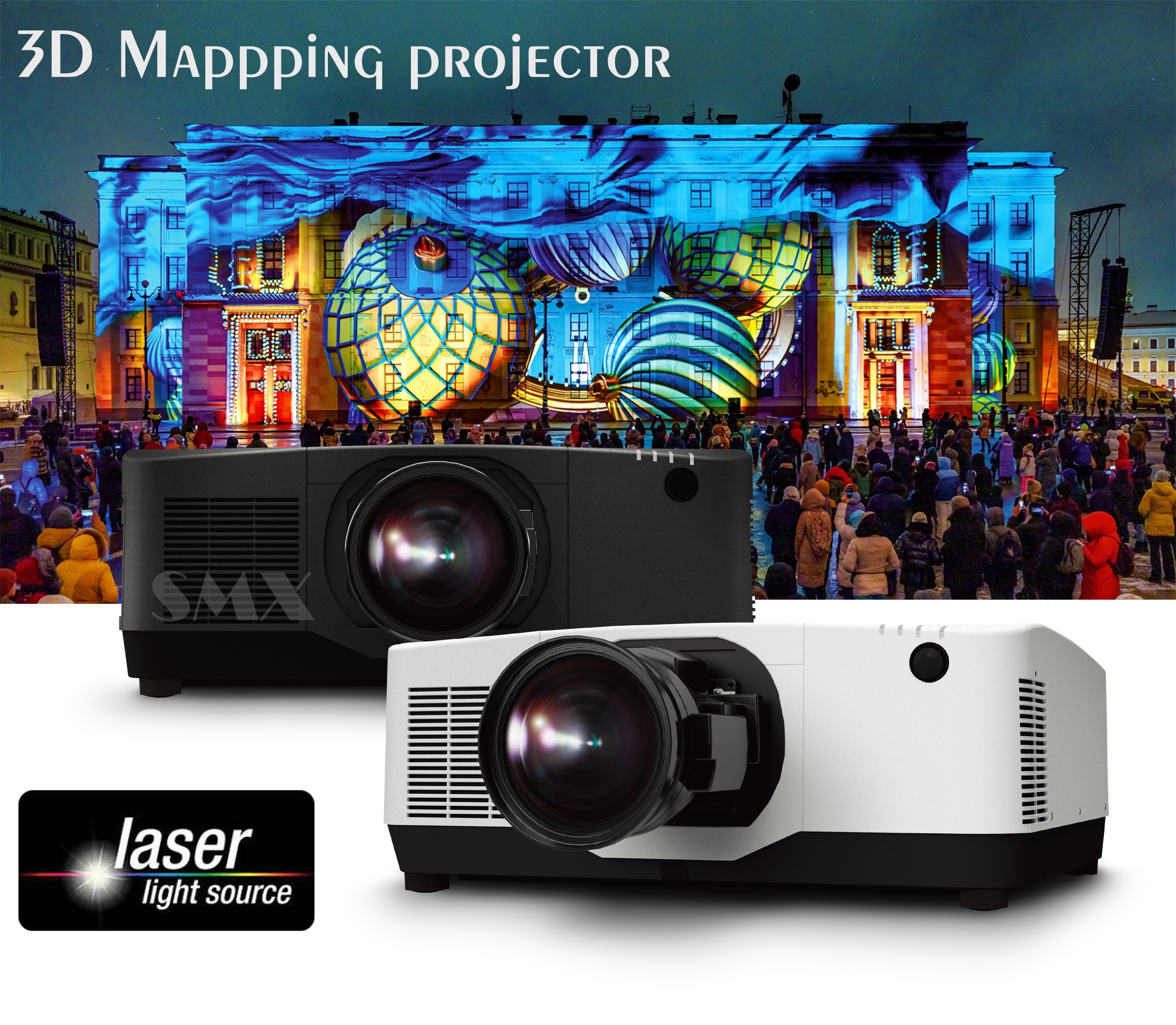 3D Mapping Projector 20000 Lumen High Brightness