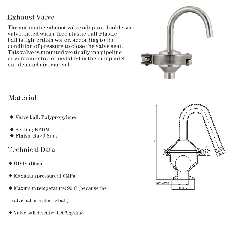 воздушный клапан сброса качества еды