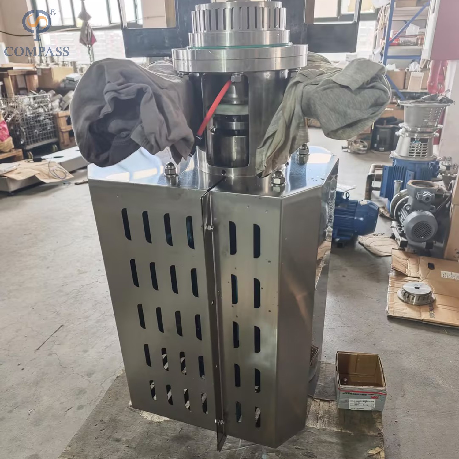 TRH-1-160-11KW ГОМОГЕННАЯ ЭМУЛЬСИРУЮЩАЯ МАШИНА САНИТАРНОГО ЧАЙНИКА