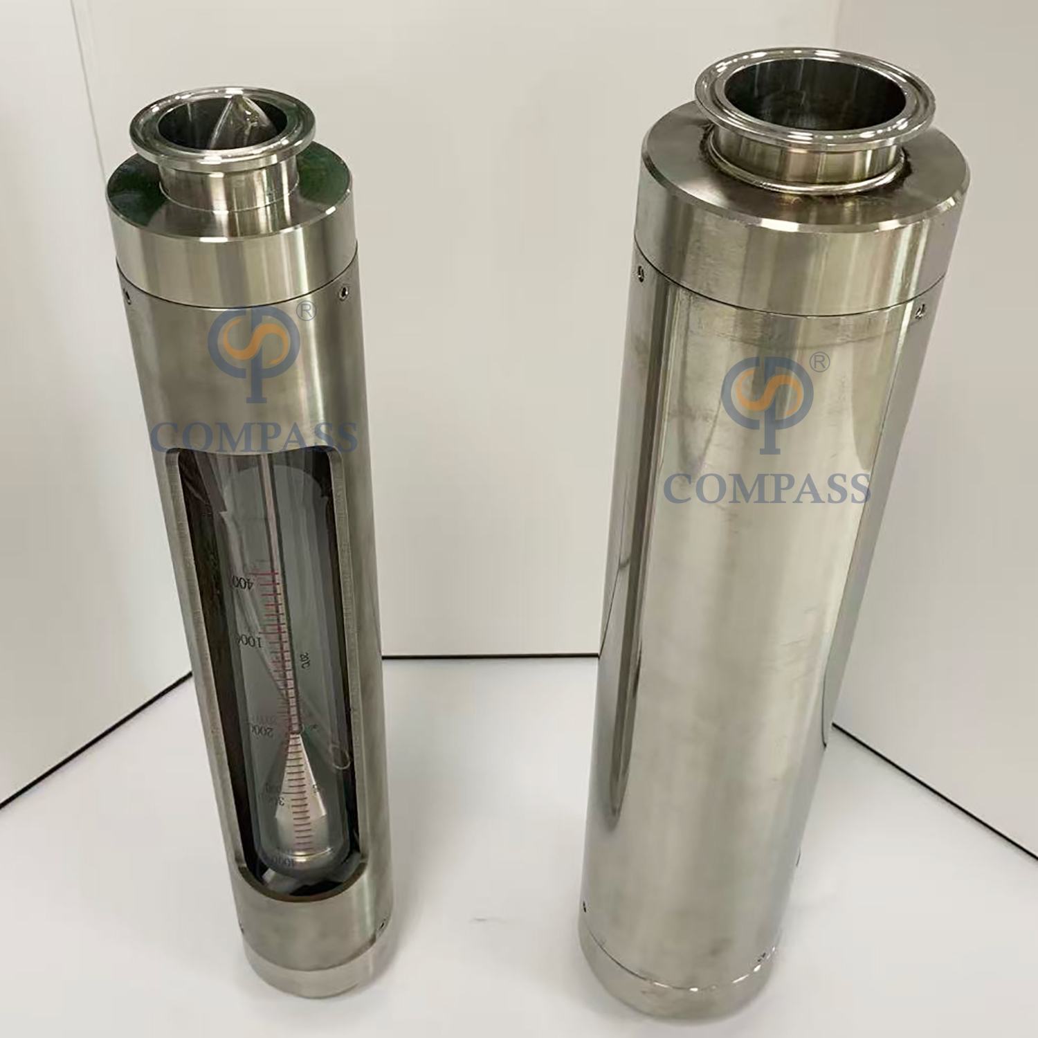 LZB-K30 SS304 Феррула TC64MM 6000 л/ч 2-дюймовый стеклянный роторный расходомер для воды