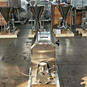 Синусоидальный насос Union End, 330 об/мин, 2,2 кВт SS316L с мобильной тележкой и шкафом управления