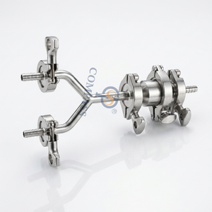 Колено SS316L DN10 TC34MM Тройник модели Y с обратным клапаном с наконечником и переходником для шланга