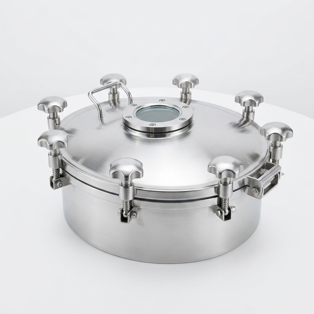 DN500XDN400 SS316L Новое поступление, сантехническая нержавеющая сталь, 3 бар, матовая полировка, наружные эллиптические люки давления со смотровым стеклом