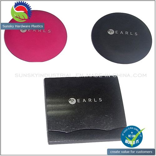 Hot Sale Woman Stylish Plastic Injection Molding for Mirror Frame (PL18044)