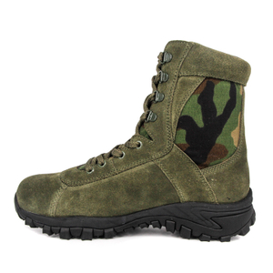 أحذية الصحراء العسكرية المموهة باللون الأخضر الزيتوني 7281