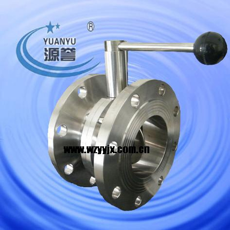 Sanitary Flange Butterfly Valve