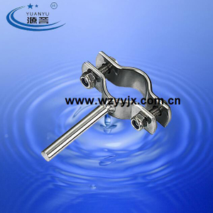 Stainless Steel Tube Hanger With Round Rod