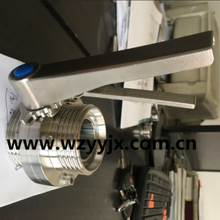 Sanitary Butterfly Valve ( Stainless Steel Handle)