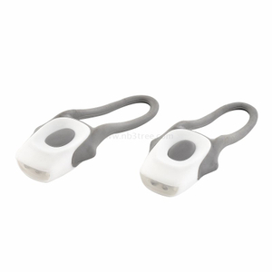 2 LED Silicone Bicycle Front Light By CR2032 Battery Operated