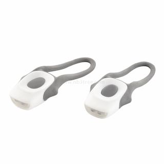 2 LED Silicone Bicycle Front Light By CR2032 Battery Operated