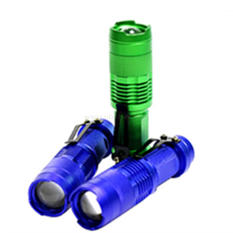 3W LED Retractable Mini Flashlight
