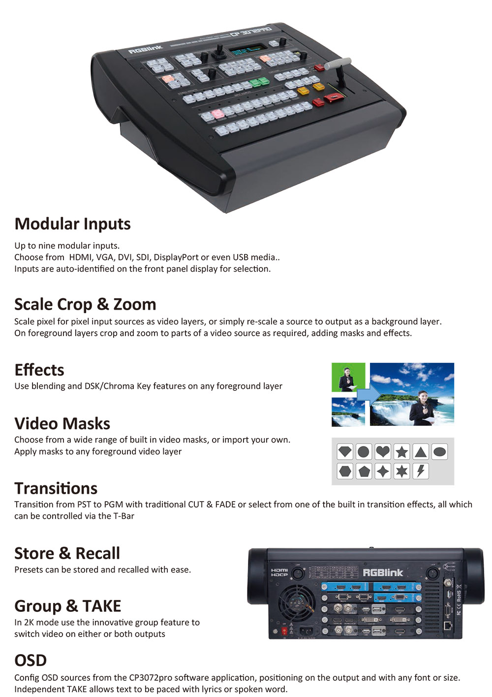 RGBlink M2控制台CP 3072PRO