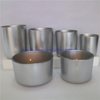 small and large glass candle vessel for candle making