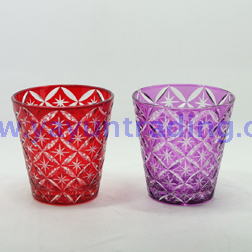 2019 Luxury Customized Valentine Scented Soy Wax Glass Candle Jar With Lid