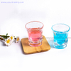 Mini Round Mouth Square Clear Glass Cup for Drinking White Wine And Whiskey
