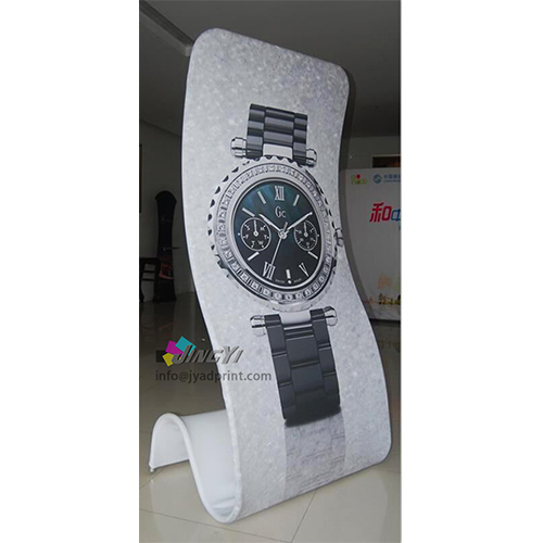 Cobra Shaped Display Banner Stretch Tension Fabric Ez Tube Display Singular Banner Stand 