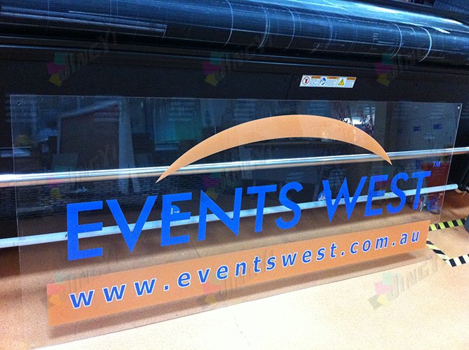 Transparent Acrylic Sign Custom Printed Comopany LOGO Transparent Acrylic Clear Banner Signs (thickness: 3mm/5mm/8mm/10mm/15mm)