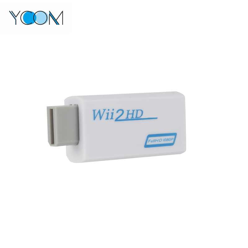 Adaptador de audio y video con salida convertidor de Wii a HDMI