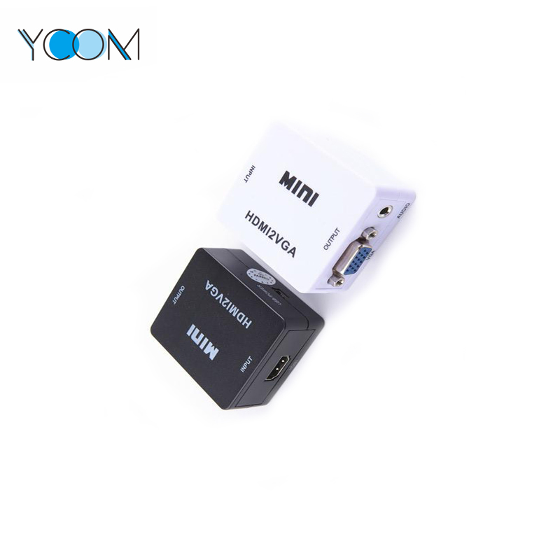 Mini HDMI To VGA Converter with Audio Cable