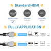 2.0 HDMI Fiber Optic Cable Gold-Plated Copper Plug