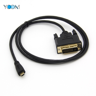 1080P 4K Micro HDMI Cable To DVI Cable 