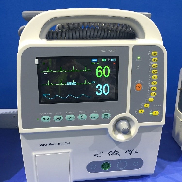 China Medical Portavlemonophasic Defibrillator Price Automated External