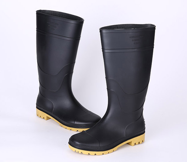 Light weight non safety pvc rain boots