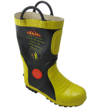 Firemen rubber boots firefighter