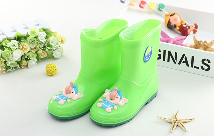 KRB-006 Colorful waterproof cute pvc rain boots for girls