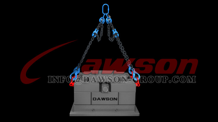 Aplicaci&oacute;n del embrague de cadena tipo horquilla de acero de aleaci&oacute;n forjado G100 con pasador de seguridad para ajustar la longitud de la cadena - Dawson Group Ltd. - Proveedor de China