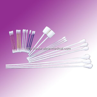 Cotton Tip Applicators Plastic Stick