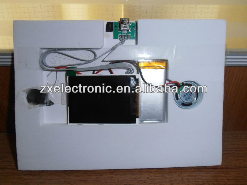 Superior Quality Light Sensor LCD Video Module For Advertising Cards
