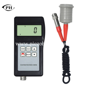 medidor de espessura de película de revestimento de tinta magnética F digital em materiais de ferro