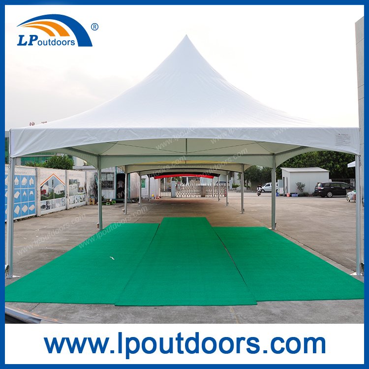 Carpa de exterior de 6x6m con marco de aluminio de alto pico para bodas en Ghana