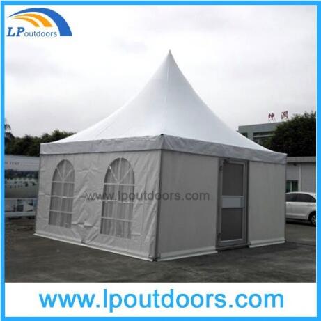 5X5米室外宣传广告活动白色锥顶帐篷