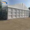 可租赁10x15米弧顶活动篷房 带ABS墙和玻璃墙