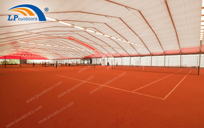 大型铝合金顶多边形网球场篷房