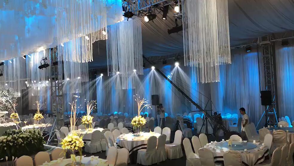 Perfil de luz led para boda