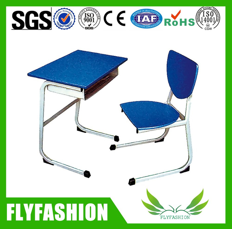 Cheap classroom single study student desk and Chair(SF-61S)