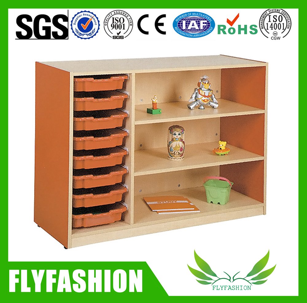 Wooden Cute Kids Toy Storage Cabinet For Sale(SF-130C)