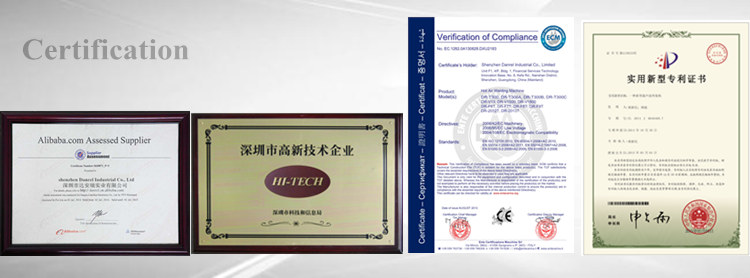 Certificate-5KW Turntable High Frequency PVC Blister Packing Machine