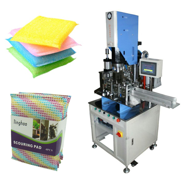 Automatic Ultrasonic Scouring Pad Making Machine