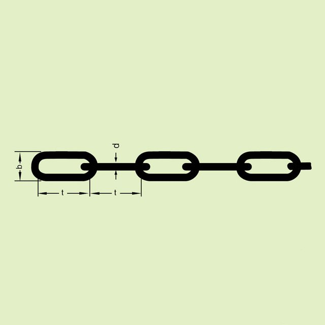DIN763扁节链