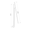 Clip on Economy Label Holder for shelf channel DS001