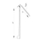 Angled Adhesive Economy Shelf Label Holder H27mm DS010