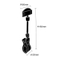 Under-shelf Sign Holder with Long Stem PST5-BL
