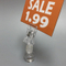 Magnetic POP Sign Clip with Clear Knuckle PS04M-CL