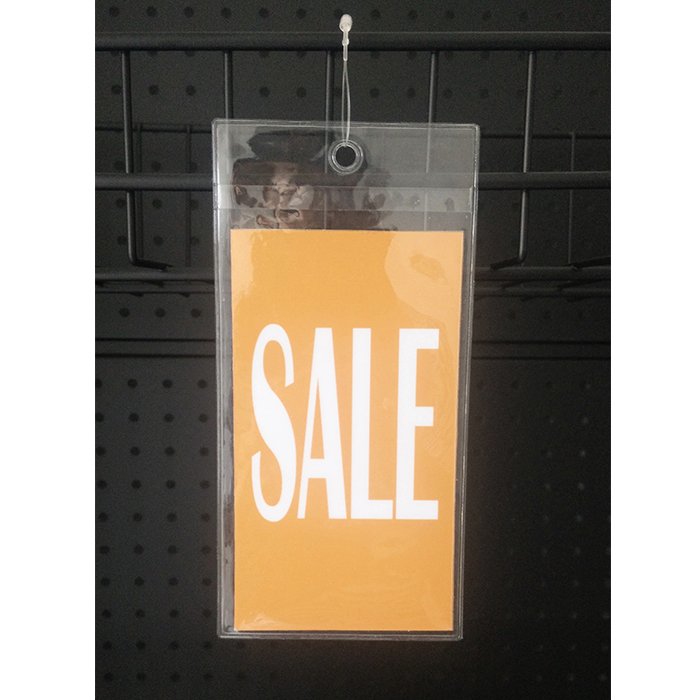 Vinyl Pouch Sign Protector with Mounting Holes Top Load VPSH2.75